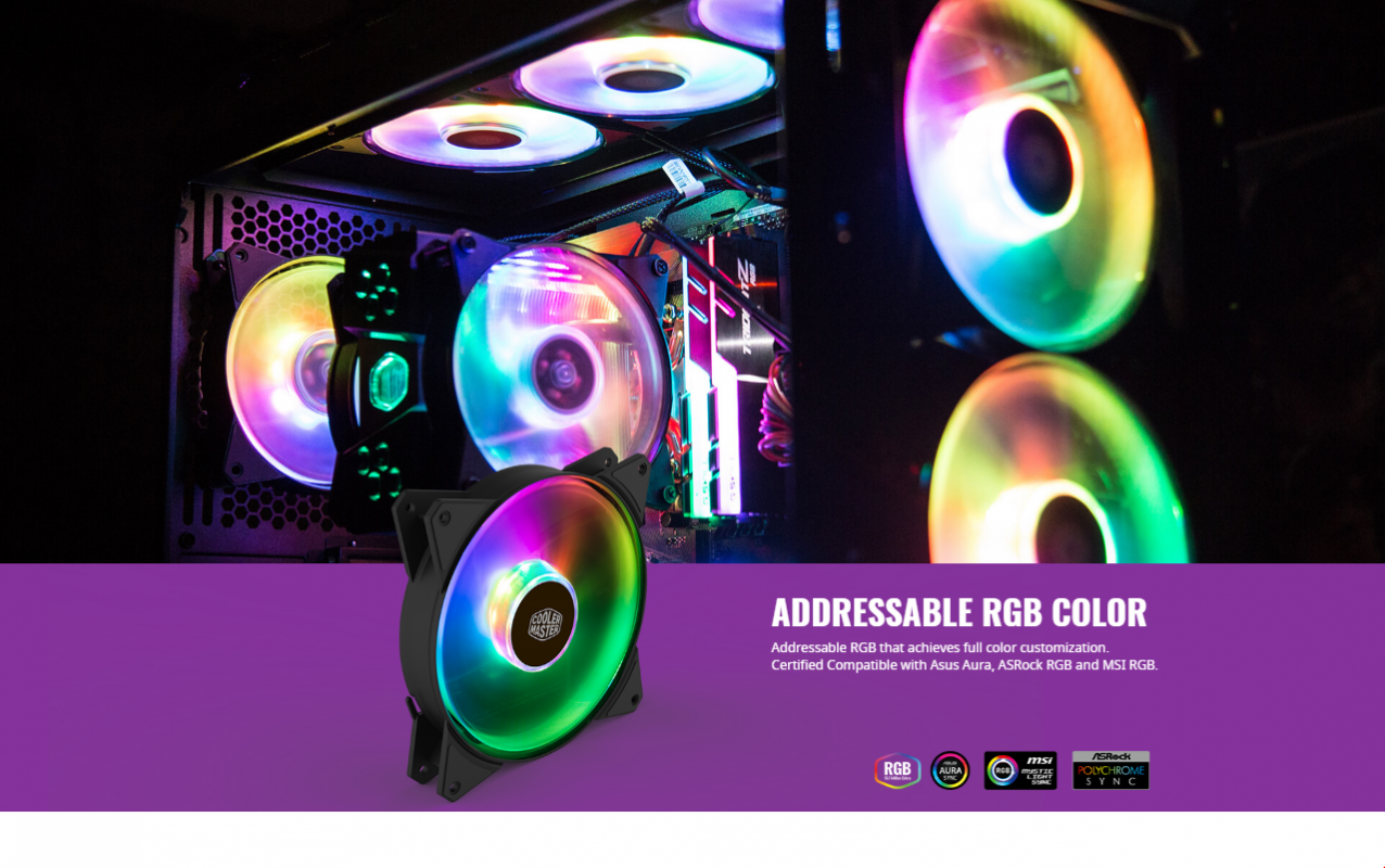 Cooler Master MasterFan MF140R ARGB Fan - Gia Long Digital